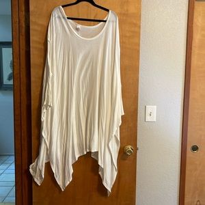 White long poncho